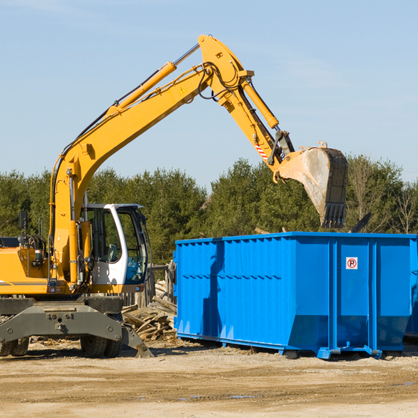 can i request a rental extension for a residential dumpster in Irondale MN